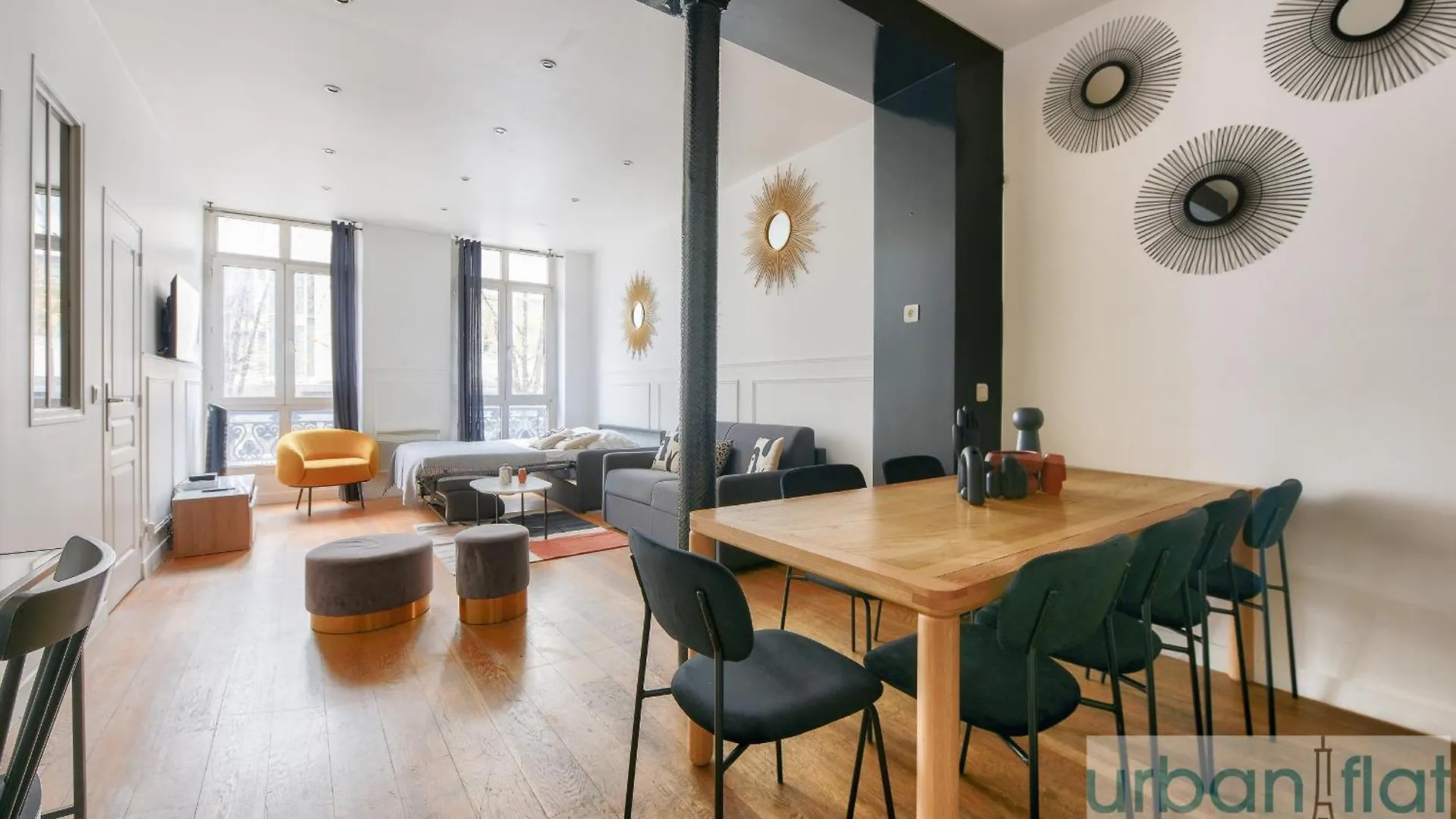 Urban Flat 34 - Beautiful 3 Bedroom Paris Louvre France