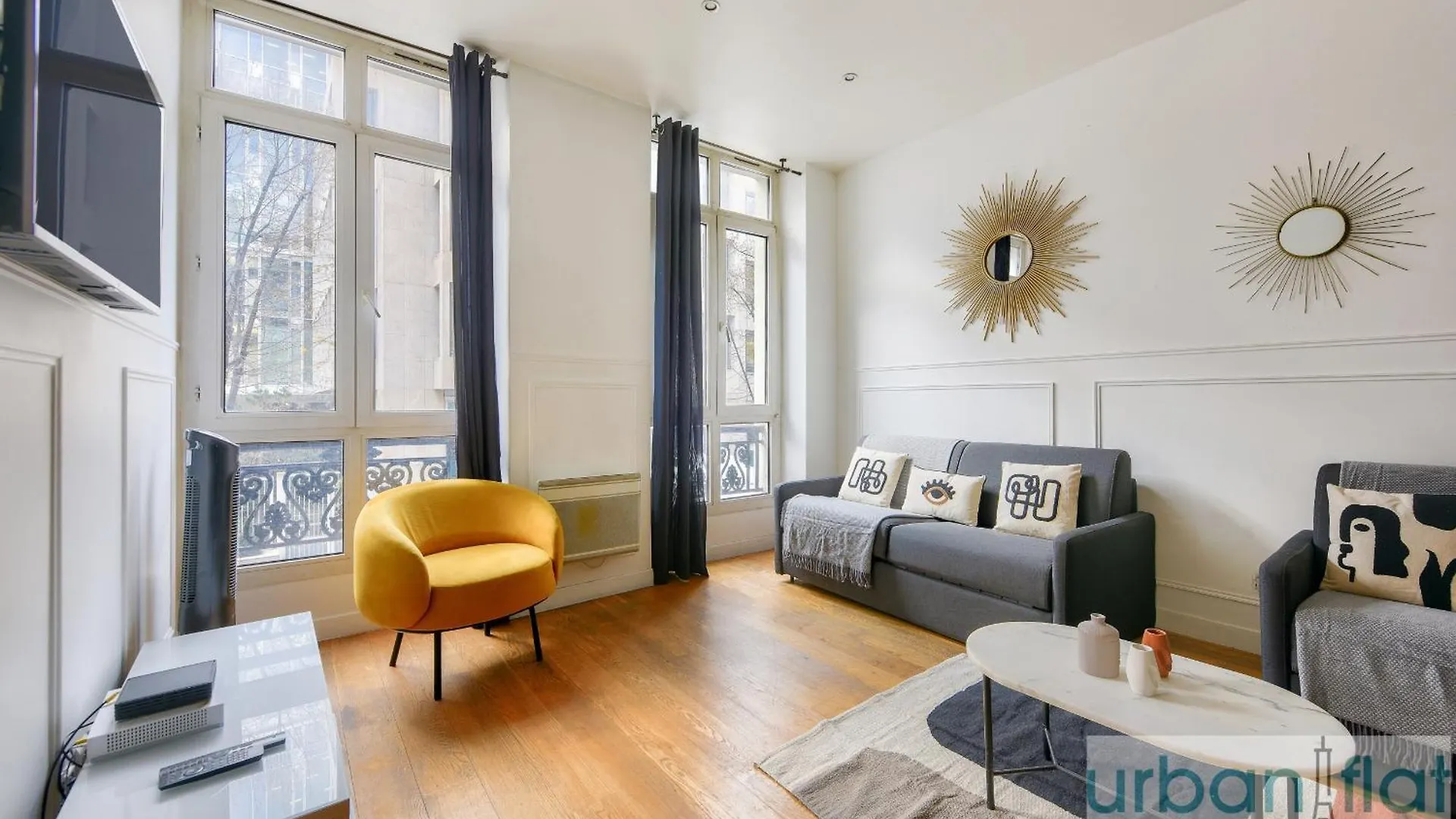 Urban Flat 34 - Beautiful 3 Bedroom Paris Louvre France